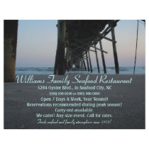 Seafood Restaurant Flyer