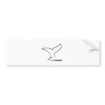 SeaFriends Whale Tail bumper stickers