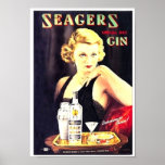 Seager's Gin Print