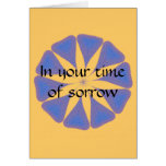 Seaglass sympathy card
