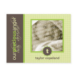 Seagrass Precious Angel Flat Birth Announcement