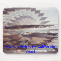 Seagull On The Coast Mousepad