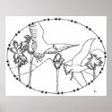 Seagull Skys Colouring Book Poster posters