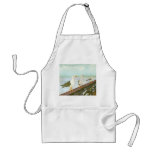 Seagull watercolor apron