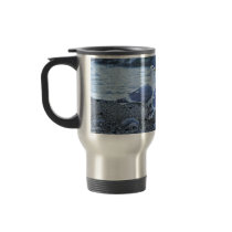 Seagulls Kissing on the Beach Photo Mugs