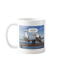 seagulls talking coffee mug
