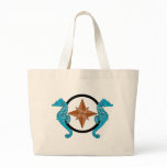 Seahorse Compass Rose bags