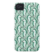 Seahorse Frolic Case-Mate ID iPhone 4/4s - Green iPhone 4 Cases