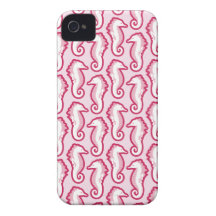 Seahorse Frolic Case-Mate ID iPhone 4/4s - Pink iPhone 4 Cover