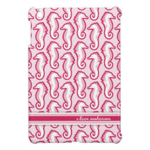 Seahorse Frolic iPad Mini Case - Pink
