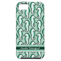 Seahorse Frolic iPhone 5 Case-Mate Tough - Green