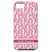 Seahorse Frolic iPhone 5 Case-Mate Tough - Pink