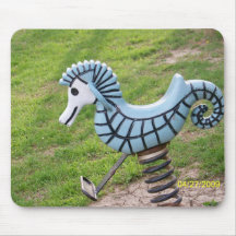 Seahorse Out Of Water Mouse Pads