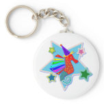 seahorse party zone key chain