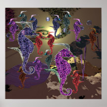 Seahorse Poster