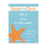 Seahorse Save the Date postcards