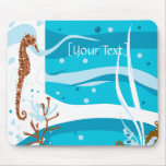 Seahorse Seascape Mousepad
