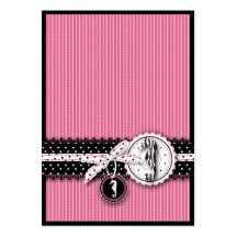 Seahorse Sensation Pink Thank You Notecard II Business Card Templates