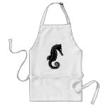 Seahorse Silhouette aprons