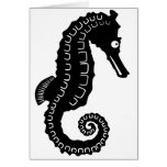 Seahorse Silhouette cards
