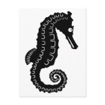 Seahorse Silhouette postcards