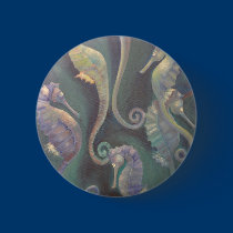 seahorses buttons