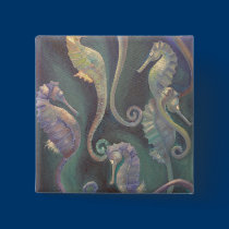 seahorses buttons
