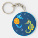 Seahorses Keychain