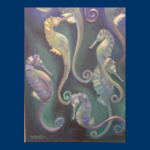 Seahorses posters
