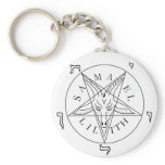 Seal of Baphomet keychains