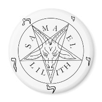 Seal of Baphomet Refrigerator Magnet
