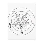 Seal of Baphomet postcards