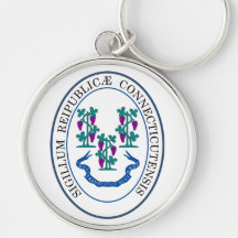Seal of Connecticut Key Chain