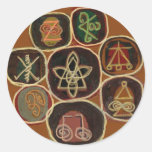 SEAL of HEAL :  Karuna Reiki Emblem Round Stickers