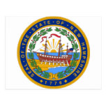 SEAL OF NEW HAMPSHIRE POSTCARDS