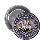 SEAL OF THE KNIGHTS TEMPLAR BUTTON