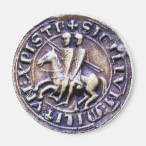 SEAL OF THE KNIGHTS TEMPLAR MAGNETS