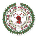 Seal of the Office of Santa Claus Stickers