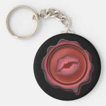 SEALED WITH a KISS by SHARON SHARPE Keychain