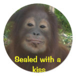 Sealed with a kiss stickers