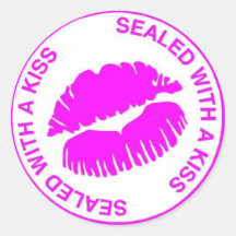 Sealed With A Kiss Stickers