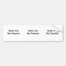 Seals Are My Passion Bumper Sticker