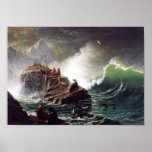 Seals on the Rocks by Albert Biestadt Print