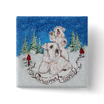 Sealyham Terrier Winter Pins