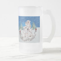 Sealyham Terrier Winter Coffee Mugs
