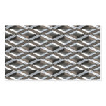 Seamless Diamond Shaped Chrome Plated Metal Business Cards
