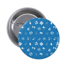 Seamless education or topics background pinback button