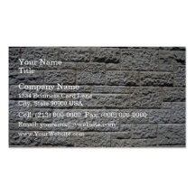 Seamless Stone Brick Wall Business Card
