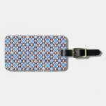 Seamless tile pattern bag tag