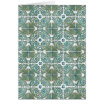 Seamless tile pattern greeting cards